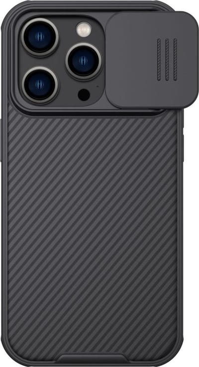 Geschikt voor Nillkin Appel iPhone 14 Pro Max CamShield MagSafe Hoesje Camera Slider Zwart