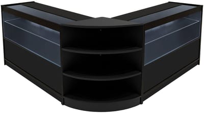 Andromeda led-winkeltoonbankset - zwart - lm60 & 2xc1200