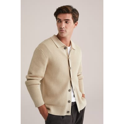 WE Fashion Cardigan Beige Taglia: XL | Cardigan Outlet | Uomo | Marrone