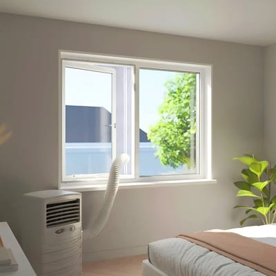 Exclusive by TW Raamafdichtingskit mobiele airco 4M - Airco Raamafdichtingskit - Raamafdichting Airco - Afvoerslang Airco - Raam en/of Venster - Transparant