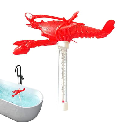 Digitale thermometer - Watermeter zwembad - Water temperatuur meten - Dieren ontwerp - 20 cm - Kreeft