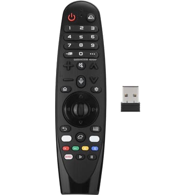 TV Afstandsbediening Smart Televisie Controller Vervanging voor LG 4K ANMR19BA AMHR19BA black