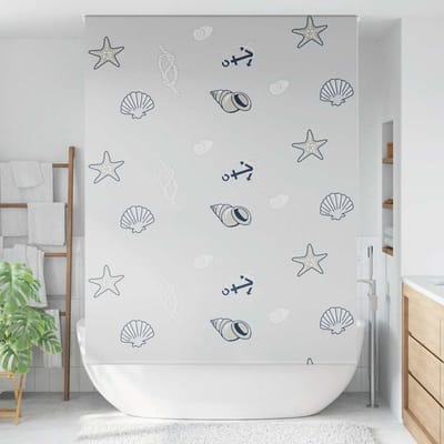 vidaXL - Doucherolgordijn - 150x240 - cm - stofbreedte - 146 - cm