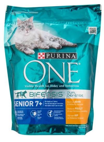 Purina ONE Senior 7+ - Kip/Volkoren Granen - Kattenvoer - 3 x 800 g