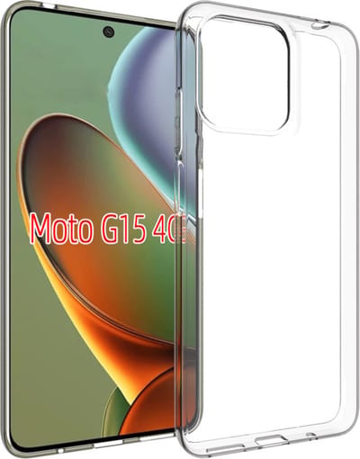 MobyDefend Hoesje - Geschikt voor Motorola Moto G15 / G15 Power / G17 / G17 Power - Transparante TPU Backcover - Volledig Doorzichtig