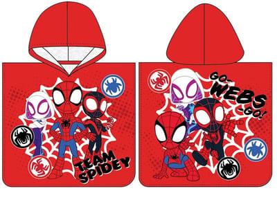 Spiderman Team Spidey strandhanddoekponcho 50x115 cm