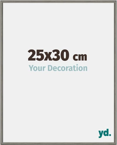 Your Decoration - Fotolijst 25x30 cm - Aluminium - Mercury Structuur - New York