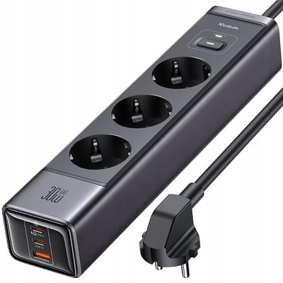 Mcdodo Stekkerdoos Lader Gan Type C 6X Usb-C Usb Ac 1,5M