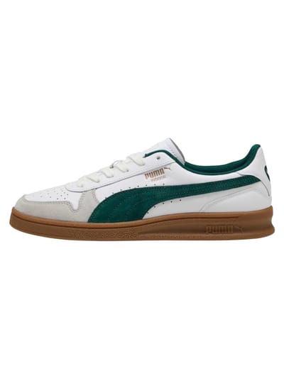Lage Sneakers Puma Baskets basses Indoor cuir premium blanc