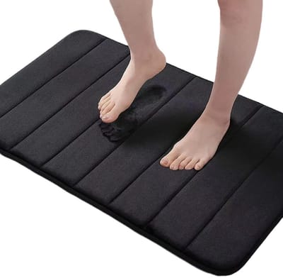 Badmat 50x80 cm - Antislip - Badmat Badkamer - Dikke badmat - Douchemat - Vloermat - Waterabsorberende Badkamermat - Zachte badkamerteppich - Douchemat voor Badkamer - Geschikt voor Douche & Bad