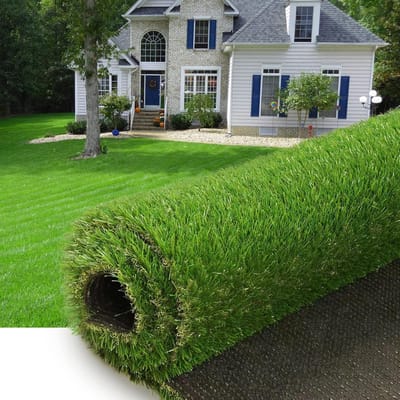 Kunstgras Tapijt - Nep Gras Mat - Tuin Decoratie - Realistisch en Dik - 3 x 6 voet - Groen