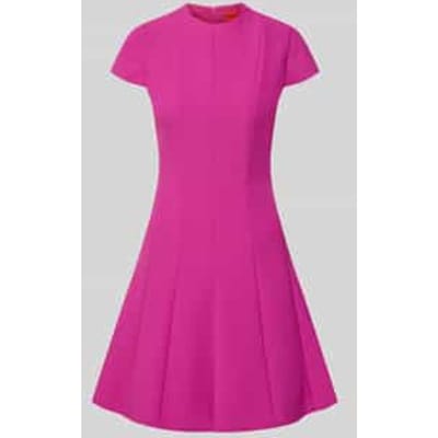 Nauwsluitende kokerjurk met viscose model 'Kejala'