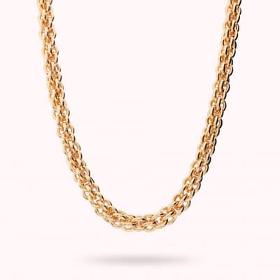 Bronzallure Polished Chain Necklace WSBZ02519Y.YG Brons 42