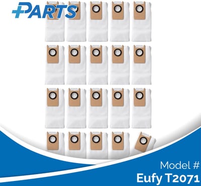 Eufy T2071 Stofzakken (20 Stuks, Plus.Parts® alternatief voor T29B9)