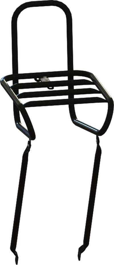 Voordrager 26/28 Steco Smooth 25 cm - glanzend zwart