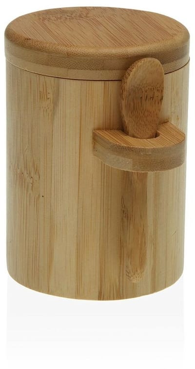 Tin Versa 7,5 x 10,3 x 10 cm Keramisch Staal Bamboe
