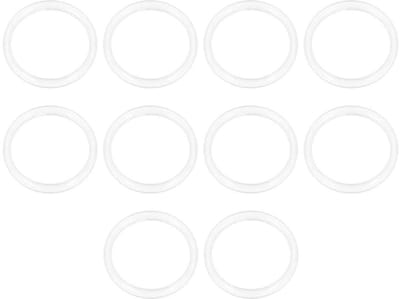 Siliconen O-ringen - Afdichtringen Rubber - Lekkages Voorkomen - Synthetisch Rubber Materiaal - 10 Stuks 33mm - Zwart