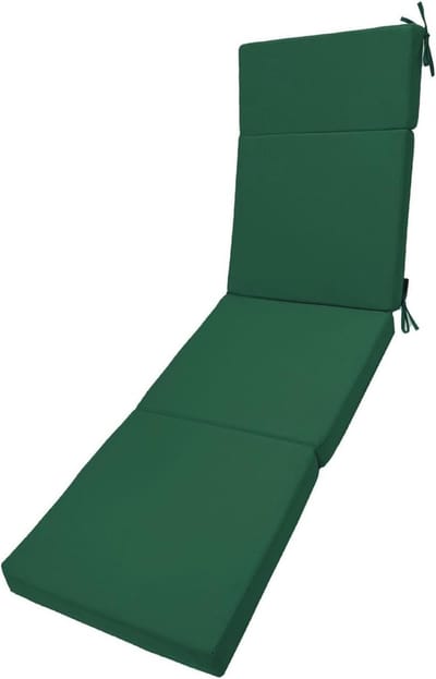 Ligstoel Kussen - Zitkussen Buiten - Ontspannen Buiten - Waterdicht Ademend - 180 x 53 cm - Groen