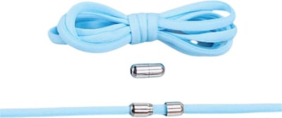 Knaak Elastische Veters - Niet meer strikken! - Licht blauw - 2 stuks - Rekbaar tot 150 cm