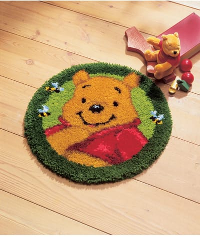 Vervaco - Knoopvormtapijt kit - Disney Winnie the Pooh - PN-0014705 - Borduren - Borduurpakket - Borduurpakket volwassenen - Borduurpakket kind