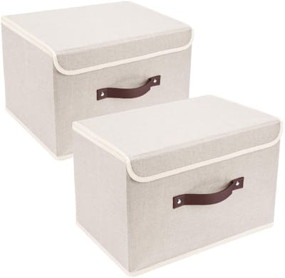 Unyqoos ® Opvouwbare en Wasbare Opbergbox met Deksel voor Efficiënte Organisatie en Opslag
