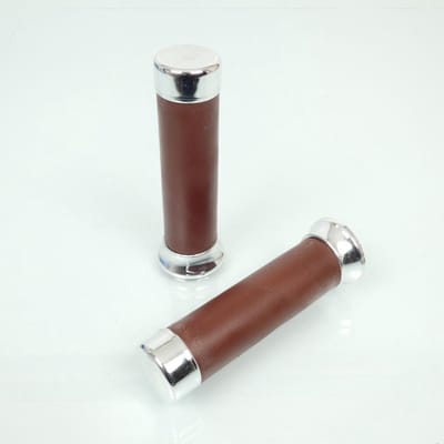Handvat RMS bruin / verchroomd voor scooter Piaggio 125 Vespa PX 1977 tot 1982 Nieuw