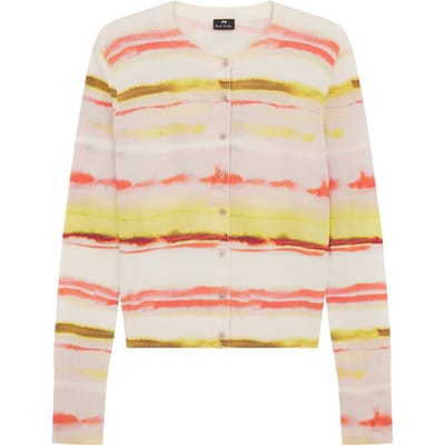 Paul Smith Womens Knitted Cardigan Button Thru Powder Pink Size: L | Cardigans Outlet | Dames | Roze