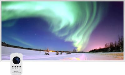 Infrarood Paneel - Wandpaneel Verwarming - Ruimte Verwarmen - Energiezuinig Met Beveiliging - 120x60 cm - Abendrot