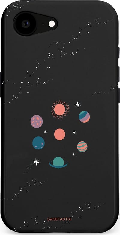 Casetastic Hoesje Geschikt voor Apple iPhone 16e Magsafe - Stijlvolle Beschermende Duo-layer Case - Universum familie