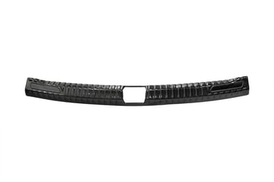 Audi Q4 E-Tron 2021-2027 Laadrandbeschermer – Bumper - Drempel - Lijst - Loading Edge Protector - Bumperbescherming - Stainless steel - Zwart