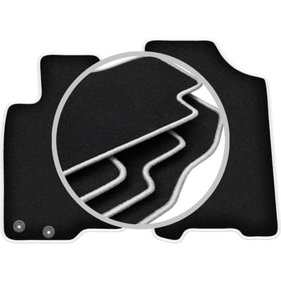 CARLUX-SILVER automatten voor: Nissan Navara IV pick-up (2014-)
