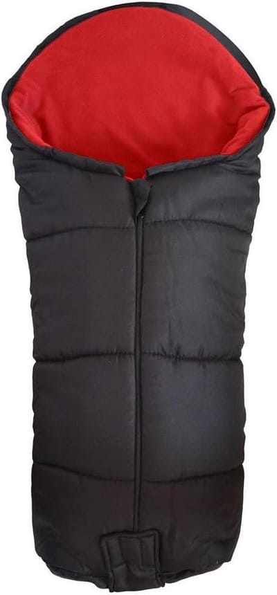 Voetenzak Kinderwagen - Zachte deken - Comfortabel reizen - Wind- en waterafstotend - 40 x 30 x 12 cm - Rood
