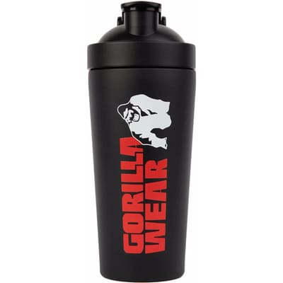 Gorilla Wear Metal Shaker - 740 ml - Zwart