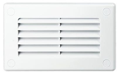 Ventilatierooster Plat Kanaal Hoekig 55 x 110 mm voor Ventilatie