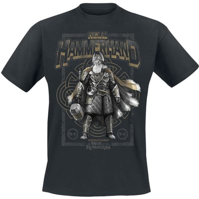 The Lord Of The Rings T-shirt - Die Schlacht der Rohirrim - Helm Hammerhand - S tot XXL - voor Mannen - zwart