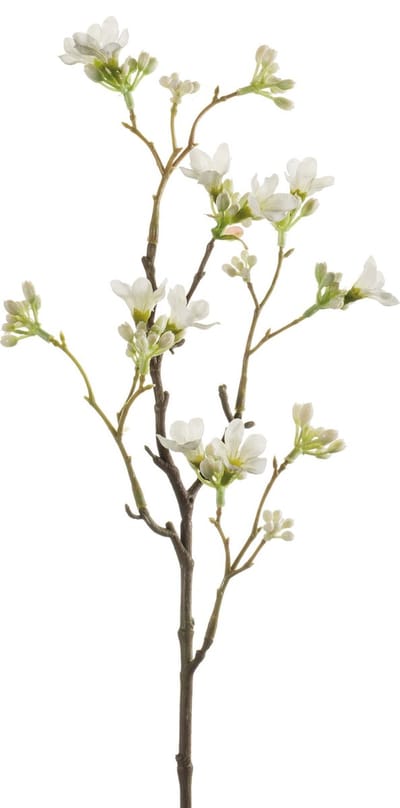 Emerald - Kunstbloem Zeven Zonen Bloem 50cm wit - Kunstplant voor binnen