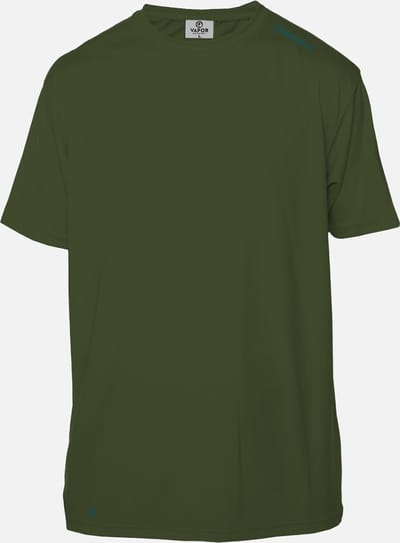 SKINSHIELD - UV Shirt met korte mouwen voor heren - FACTOR 50+ Zonbescherming - UV werend - Groen