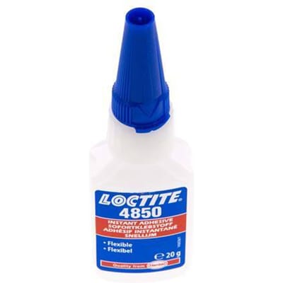 Loctite Instant Lijm 20ml Transparant 3-11s Uithardingstijd Leer, Weefsel En Papieroppervlakken