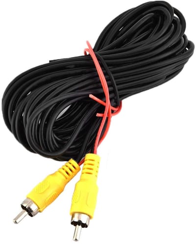 Dailygoods- Videokabel 6M - Professionele Productie - Stabiele Prestaties - Goede Betrouwbaarheid - Stekker op Stekker - Auto AV Kabel
