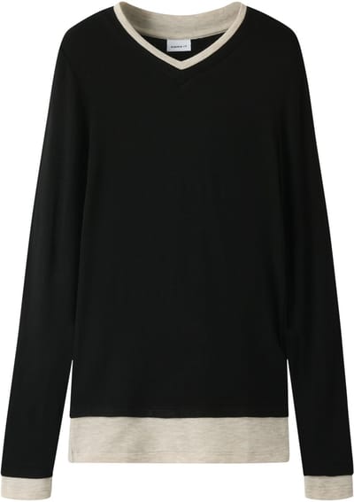 NAME IT - NKFNORA LS SLIM TOP XNOOS - Meisjes - Blouses