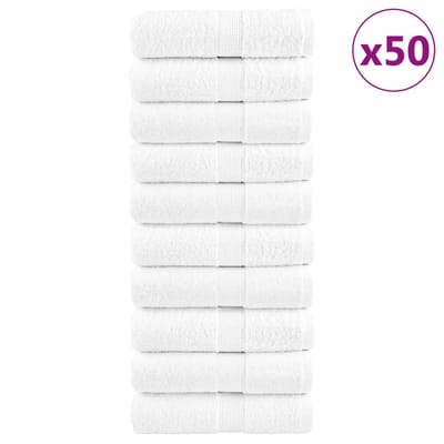 vidaXL - Washandjes - SOLUND - 50 - st - hoogwaardig - 600 - g/m² - 15x21 - cm