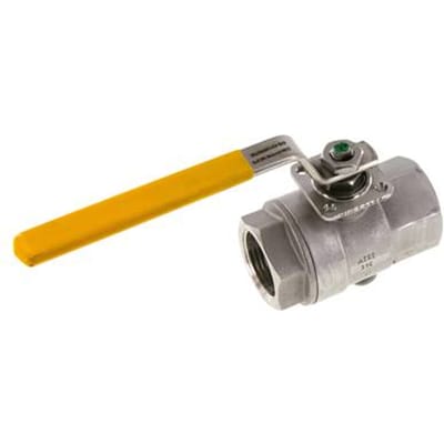 Rp 1 inch Gas 2-Weg RVS Kogelkraan - BL2SH-AM-GA-100