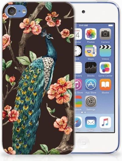 Apple iPod Touch 5 | 6 TPU Hoesje Pauw met Bloemen
