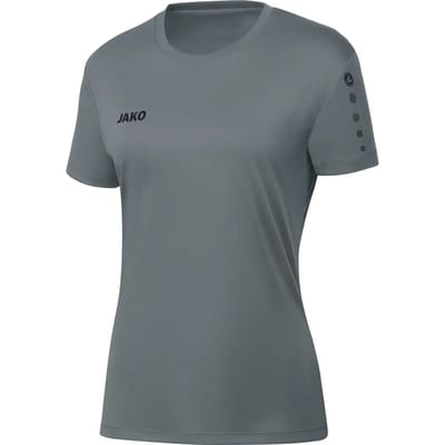 Jako Team Shirt Korte Mouw Dames - Steengrijs | Maat: 34
