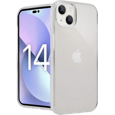 ShieldCase telefoonhoesje geschikt voor Apple iPhone 14 Plus TPU case - transparant - Siliconen hoesje - Shockproof case hoesje - Backcover case