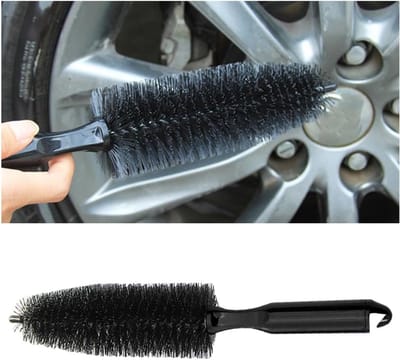Rim Borstel voor Aluminium Velgen, Auto Onderhoudsborstel voor Velgen en Banden, Effectieve Velgenreiniger en Motorrubber Schoonmaaktool