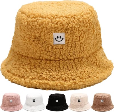 Allecta - Winter Vissershoed Dames - Bont - Warm - Eenheidsmaat Geel