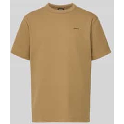 Regular fit T-shirt met structuurpatroon
