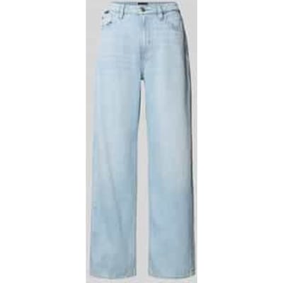 Wide leg jeans in 5-pocketmodel, model 'CROSSROAD'