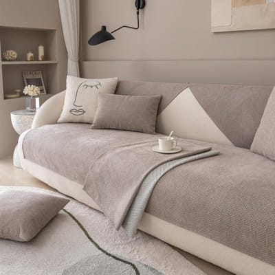 Stoffen Bankkussen, Universeel Antislip Zitkussen voor Alle Seizoenen, Nieuwe Eenvoudige Moderne Leren Bankovertrek Stof 70*70cm